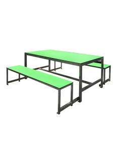 mesa comedor con bancos...